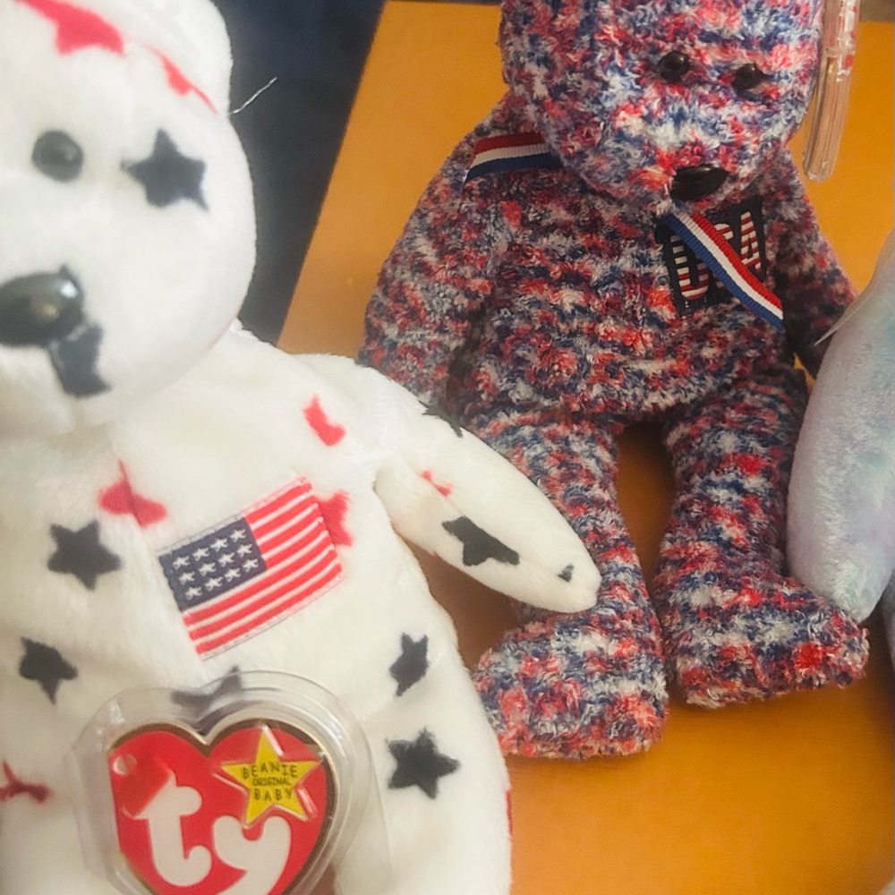 Ty Beanie Babies SET of 4 Paid top $ for these back in 2000. Collectors Dream